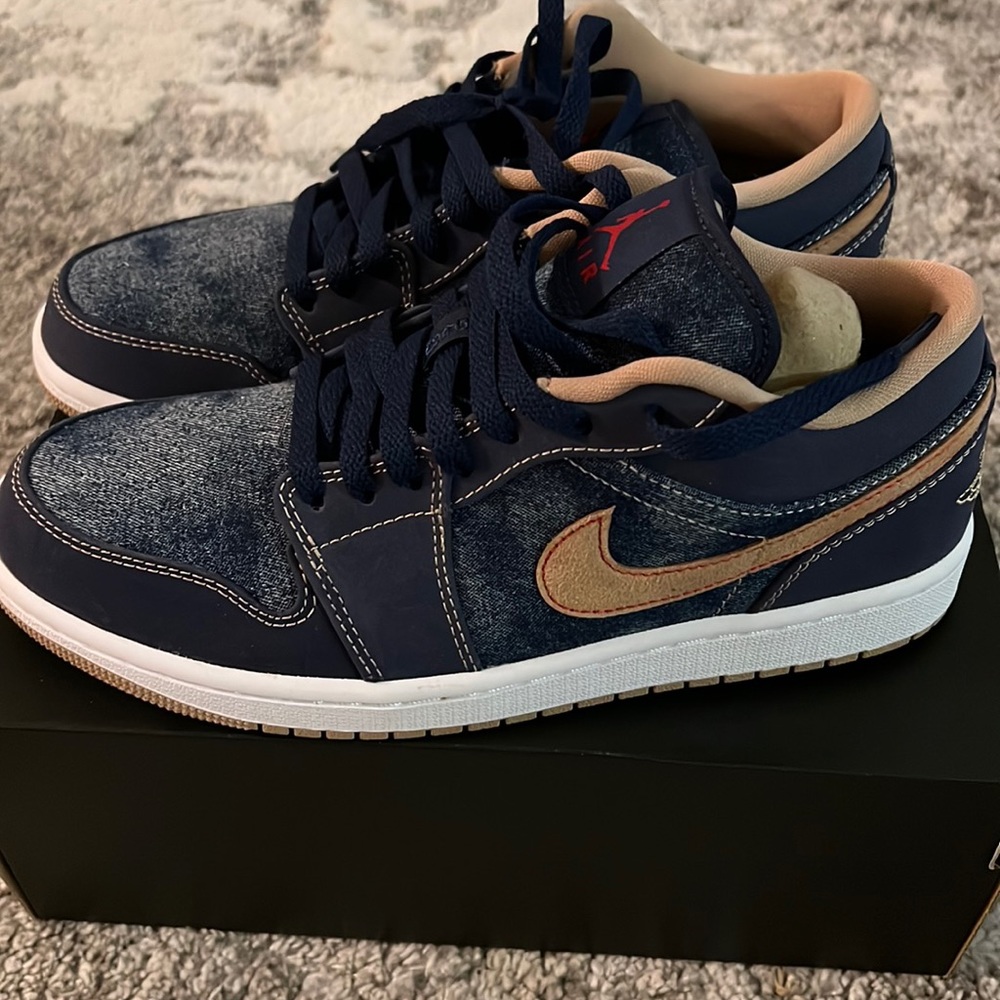 Brand new Jordan 1 low denim